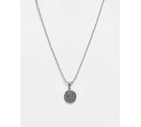 Reclaimed Vintage - Collana a catenina unisex in acciaio inossidabile resistente all'acqua color argento con ciondolo One Size