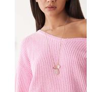 Reclaimed Vintage - Collana lunga dorata con ciondoli-Oro One Size