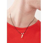 Reclaimed Vintage - Collana unisex con charm a forma di pesce-Oro One Size