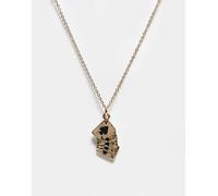 Reclaimed Vintage - Collana unisex dorata con ciondoli-Oro One Size