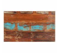 Reclaimed Wood Table Top, 100 x 60 cm, spessore 15-16 mm, solido Hardwood Desktop per caffè, lato bar, finitura lucida