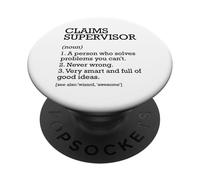 Reclami Supervisore Definizione di lavoro Personalizzato Divertente PopSockets PopGrip Adesivo