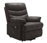Recliner Chair Divano Power Lift Chairs Adjustable Control,Bedroom Living Room Lounge Chairs for Elderly People, Side Pockets,Faux Leather