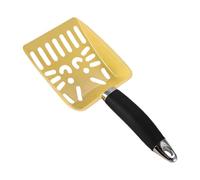 Recogedor De Para Gatos - Pala é De Acero Inoxidable | Diseño Ergonómico Sanitaria, Uso En Interior, Esterno Y Adiestramiento Acciaio Inox Odor Control Leggero