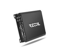 RECOIL DI550.4 Amplificatore audio per auto full-range in classe D a 4 canali, potenza massima 1.040 Watt, stabilità 2-4 Ohm, alimentatore Mosfet, collegabile a ponte