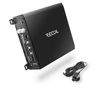 RECOIL DI600.1 Amplificatore subwoofer monoblocco audio per auto in classe D, potenza massima 1200 Watt, stabilità a 2/4 Ohm, alimentatore Mosfet, manopola dei bassi remota inclusa