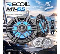 Recoil M1-65 Altoparlanti da esterno marini coassiali da 16,5 cm (6,5") a 2...