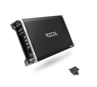 RECOIL RED1200-1 Amplificatore subwoofer monoblocco per auto in classe D da 2500 Watt, 1 Ohm stabile, manopola dei bassi remota inclusa