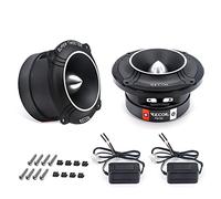 RECOIL TW250 Super Tweeter Proiettili per Auto ad Alta Compressione, Bobina Kapton ad Alta Temperatura da 1 Pollice, Telaio e Diaframma in Alluminio, Max 400 Watt, 200 Watt RMS, 4 Ohm