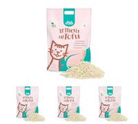 Record Best Friend - lettiera per gatti al tofu da 5,5 l Agglomerante e Vegetale. Fino a 30 giorni di utilizzo. Si smaltisce nell'organico o nel wc. Sabbia gatti anti odore Classica, (Confezione da 4)