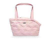 Record - Borsa per Cani e Gatti Sofi. Trasportino impermeabile, imbottito. Borsa per Cani con guinzaglio di sicurezza e fondo rimovibile.Fino a 6 kg | Rosa, 37 x 17 x 26 cm