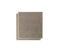 Record - Cartone di Ricambio per Tiragraffi Loft - Confezione da 2 Pezzi - Utilizzabile su Entrambi i Lati - Facile da Montare - Dimensione: 38 x 38 x 2,2 cm