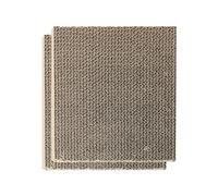Record - Cartone di Ricambio per Tiragraffi Pagoda - Confezione da 2 pezzi - Utilizzabile su Entrambi i Lati - Dimensione Lato 1: 40,5 x 30 x 7,4 cm - Dimensione Lato 2: 40,5 x 30 x 2 cm