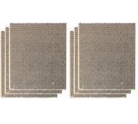 Record - Cartone di Ricambio per Tiragraffi Triangolo - Confezione da 6 pezzi - Utilizzabile su Entrambi i Lati - Facile da Montare - Dimensione: 29,5 x 24 x 3,7 cm