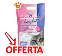 Cat&Rina Lettiera per Gatti ai Cristalli di Silicio al Profumo di Talco Anallergica e Batteriostatica