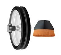 Record Clean Label Savers - Spazzola per la pulizia dei dischi | Protezione per etichette album per studio appartamento negozio musica amante casa