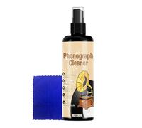 Record Cleaner Spray, 100ml Stain Remover with Microfiber Towel, Album Cleaning Fluid for Vinyl Records, Safe and Effective Dust and Smudge Removal for Men, Women, Teens, Boys, Girls, Family