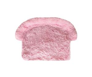 Record - Cuccia Batuffolo per cani e gatti in soffice peluche per il divano. Lettino per animali con base antiscivolo e impermeabile. Cuscino da divano per animali domestici 102 x 89 x13h, colore Rosa