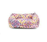 Record - Cuccia per Cani e Gatti Ionio in Cotone, Colore: Lilla, 60x45x15h cm. Lettino imbottito per animali a rapida asciugatura, morbido e accogliente. Cuscino rettangolare per cani e gatti.