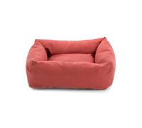 Record - Cuccia per Cani e Gatti Mono in Cotone, Colore: Rosso, 60 x 45 x 15h cm. Lettino imbottito per animali a rapida asciugatura, morbido e accogliente. Cuscino rettangolare per cani e gatti.