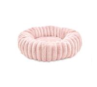 Record - Cuccia Rotonda Comfit per cani e gatti. Lettino per animali morbido e accogliente in peluche. Misure 70 x 17h cm, Rosa