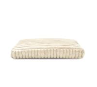 Record - Cuscino imbottito Comfit per cani e gatti morbida e accogliente, in peluche. Misure 80 x 50 x 15h cm, Beige
