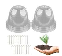 Record da giardino per piante, protezione per piante di cloche | Greenhouse Clear PVC Humity Control Dome Cover - Garden Freeze Protection, foro di ventilazione Piccola serra per miglioramento del