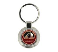 Record Etichetta (Senza Musica Life Per Essere Un Errore) Portachiavi