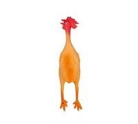 Record - Gioco in Lattice per Cani Gallina con Squeaker - Giocattolo Interattivo per Animali - Realistica Forma di Gallina - Materiale Resistente - Dimensione: 45 cm