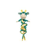 Record - Gioco interattivo per Cani Wildplay in Peluche con effetto crunchy e corpo elasticizzato. Gioco per Cani ideale per strattonare e tirare | Giraffa, 45 cm