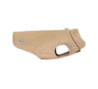 Record - Impermeabile per Cani Brandy. Cappotto con chiusura con Velcro ed Elastici Regolabili per Zampe. Cappottino invernale per cani caldo e comodo | Beige, S, Lunghezza dorso 35 cm