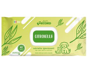 Record Italy | Salviette umidificate | Per la cura quotidiana - Profumo di citro