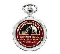 Record Label (Senza musica vita sarebbe be a errore) Orologio Da Tasca Cacciatore
