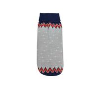 Record - Maglioncino per Cani Marzipan a Collo Alto, Lunghezza Dorso 35cm. Maglione Caldo per Cani con la Trama a effetto Metallico per un Comfort Ottimale e Stile Elegante| Grigio, S