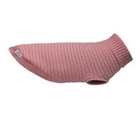 Record - Maglioncino per Cani Modello Autunno. Maglione Caldo Collo Alto, Foro Guinzaglio e Passanti Zampe Posteriori| Beige, XL - Lunghezza dorso 50 cm