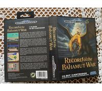 Record of Bahamut War PAL - Sega Mega Drive (Read Description) QUALITA' S