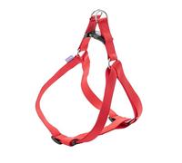 Record - Pettorina per Cani - Realizzata in Morbido Nylon - Dotata di Aggancio Rapido sul Dorso - Doppio Anello di Aggancio in Metallo - Colore Rosso - Taglia XL - Circonferenza 56-81 cm