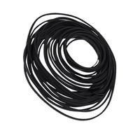 Record Player Belt - Rubber, 30X Rubber Binding Belt Square Drive | No Vibrato Smooth Replacement, Hybrid Cassette For Recorders, Record Players, Sewing Machines, Walkmans
