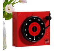 Record Player Kitchen Timer Magnetic Cooking Countdown Timer, 2,68 pollici Mechanical Time Management Device Design, Sturdy Multi Purpose Timing Accessory, Study Gym Kitchen Office Timers