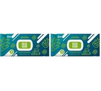 Record salviette igienizzanti umide per Cani e Gatti. Salviette Cane salviette Gatto. Confezione 40 Pezzi. Salviettine per Animali per Pelo, Zampe Muso ed Occhi. Rispettano Cute e PH. Aroma Aloe Vera