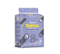 Record Tapiss Tappetini per Cani Usa e Getta Ultra Assorbenti ai Carboni Attivi con Base Impermeabile. Traverse per cani con Pura cellulosa e Angoli Adesivi|Confezione 50 tappetini, Misure 60 x 60 cm