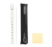 recorder, Flauto dolce soprano verticale a 8 fori in stile barocco(White)