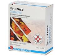 Recotuss Sedativo Compresse masticabili 30 pz Compresse masticabili