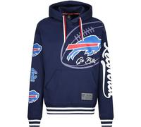Recovered Felpa con Cappuccio Buffalo Bills NFL Go Bills Blu Scuro