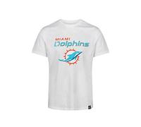 Recovered Miami Dolphins White NFL EST Ecru T-Shirt