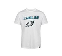 Recovered Philadelphia Eagles White NFL EST Ecru T-Shirt