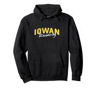 Recovering Iowan Funny Iowa Heartland Pride Expat Felpa con Cappuccio