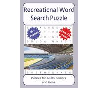 Recreational Word Search Puzzle: Word searches about Recreational architecture, with easy to read print | 6 x 9 inches. 110 pages | 50+ puzzles _ Gifts for Vacations, Holidays.