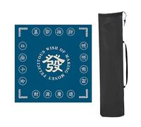 REcsdza piano da tavolo da poker, Mahjong table mat Tabletop Game Mats(Blue,80x80cm (31.49x31.49in))
