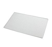 REcsdza Rete per Barbecue, Tappetini for grigliate antiaderenti Strumenti di Cottura Griglia for Barbecue in Acciaio Inossidabile Rete a Rete for griglia for Tappetino for Accessorio for | 40x25cm